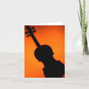 Violin o Viola Gold Background Greaming o Nota C