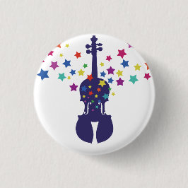Violín poco botón de la estrella