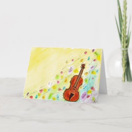 Violin - Tarjeta de felicitación