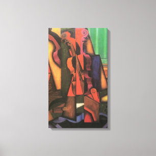 Violín y Guitarra de Juan Gris, Arte Cubista Vinta