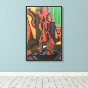 Violín y Guitarra de Juan Gris, Arte Cubista Vinta