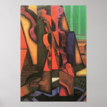 Violin y guitarra de Juan Gris, arte de cubismo vi