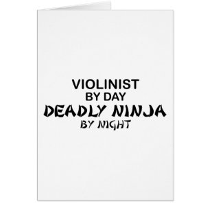 Violinista Ninja mortal por noche