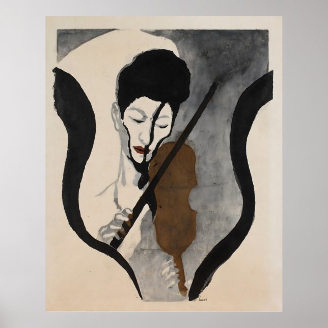 Violisnísta de arte famoso (Frente)