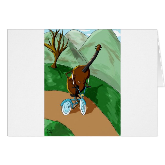 Violoncelo feliz (Anverso (Horizontal))