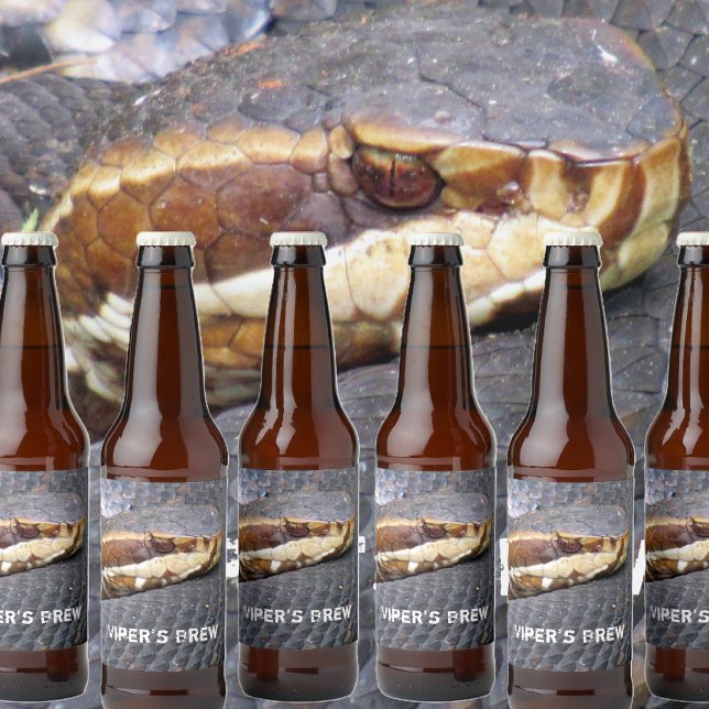 Viper's Brew - Etiqueta de cerveza de serpiente Co (Subido por el creador)