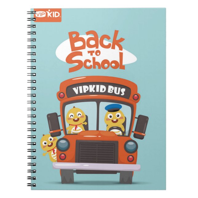 VIPKID de nuevo al cuaderno 2 de la escuela (Frente)