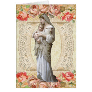 Virgen Católica María Gracias Oración Funeral