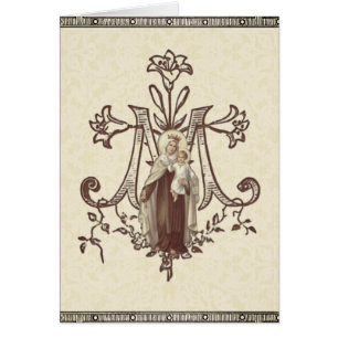 Virgen Católica María Monte Carmel Religioso
