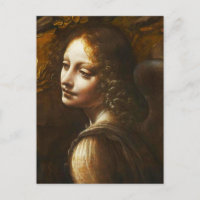 Virgen Da Vinci de la tarjeta Angel de Rocas