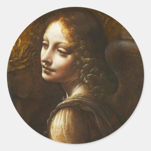 Virgen Da Vinci de los Pegatinas del Ángel Rocoso