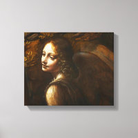 Virgen Da Vinci del reajuste del lienzo Angel de R