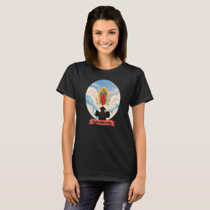 Virgen de Guadalupe Agradecida Graduada camiseta