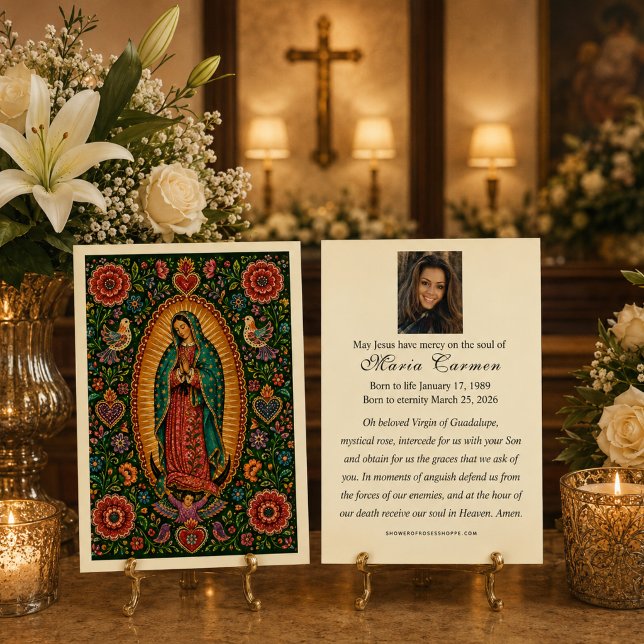 Virgen de Guadalupe Arte Popular Mexicano Funeral  (Subido por el creador)