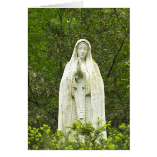 Virgen de la tarjeta religiosa