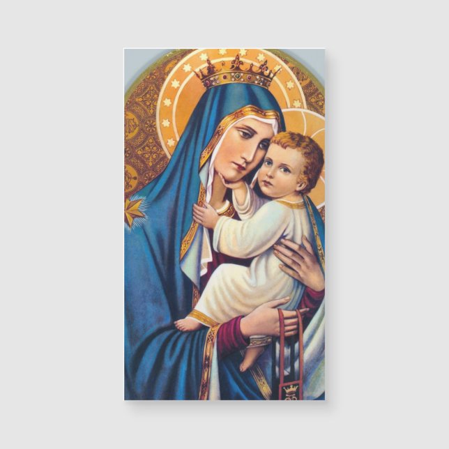 Virgen del Carmelo Religioso María Jesús Escapular (Anverso)