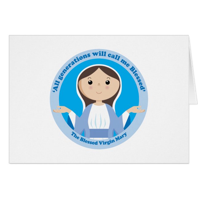 Virgen María bendecido (Anverso (Horizontal))