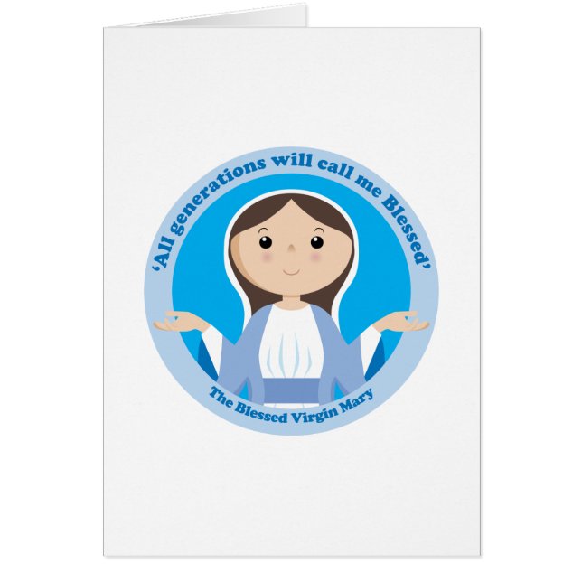 Virgen María bendecido (Frente)