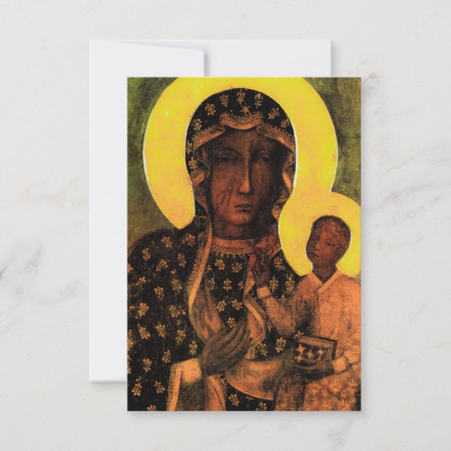 Virgen María Bendita Regalo de Polonia (Anverso)