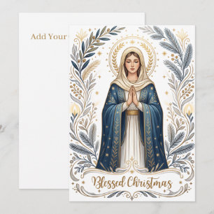 Virgen María cristiana religiosa Navidad bendita