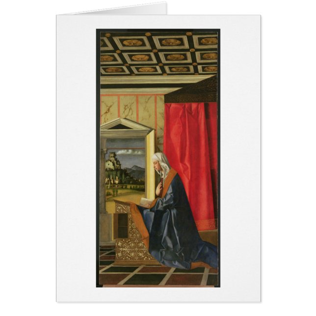 Virgen María, de la díptica del anuncio (aceite (Frente)