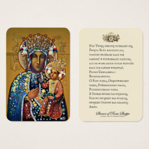 Virgen María de la Virgen de la Madonna Negra Orac