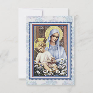 Virgen María Jesucristo Señora encantadora vestida