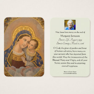 Virgen María Jesús Buen Abogado Funeral Religioso
