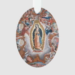 "Virgen ornamento de encargo de Guadalupe"