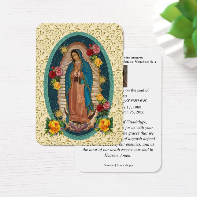 Virgen Religiosa María Guadalupe Funeral de México (Escritorio)