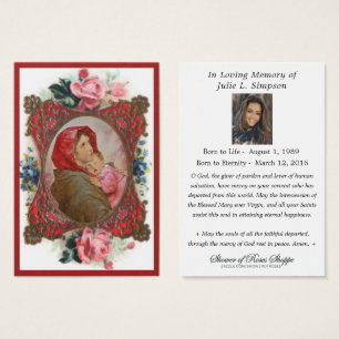 Virgen Religiosa María Jesús Funeral Católico