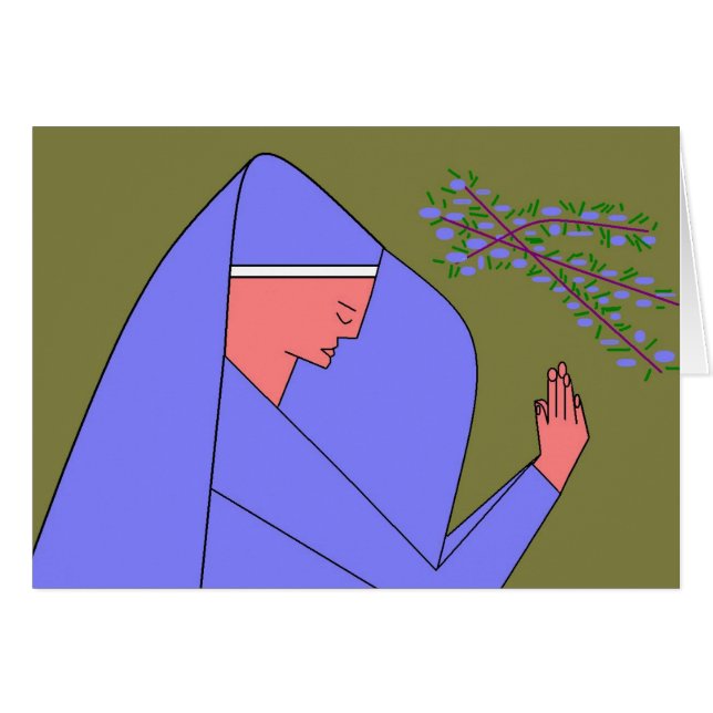 virgen y lavanda (Anverso (Horizontal))