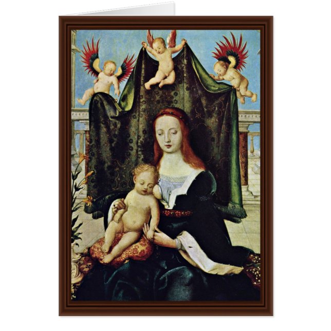 Virgen Y Niño De Holbein D. ... Hans (Frente)
