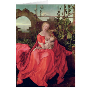 Virgen y niño "Madonna con el iris", 1508