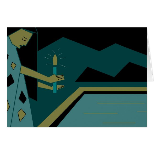 Virgen y Vela (Anverso (Horizontal))