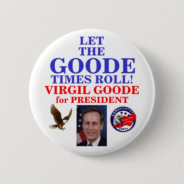 Virgil Goode para el botón del presidente (Anverso)