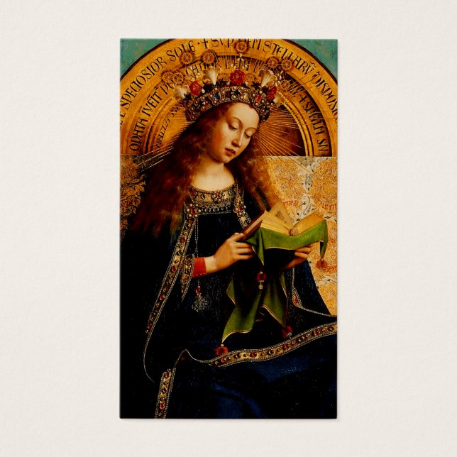 Virgin Mary por Jan van Eyck (Frente)