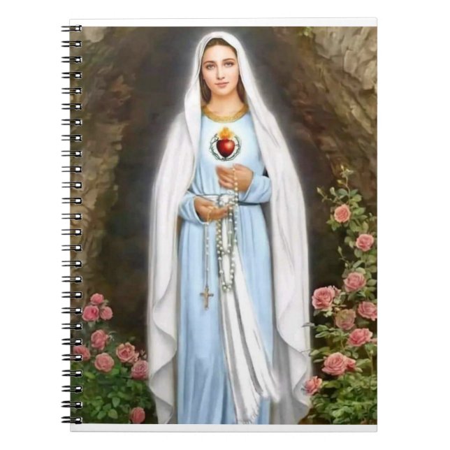 Virgin Mary rezando cuaderno (Frente)