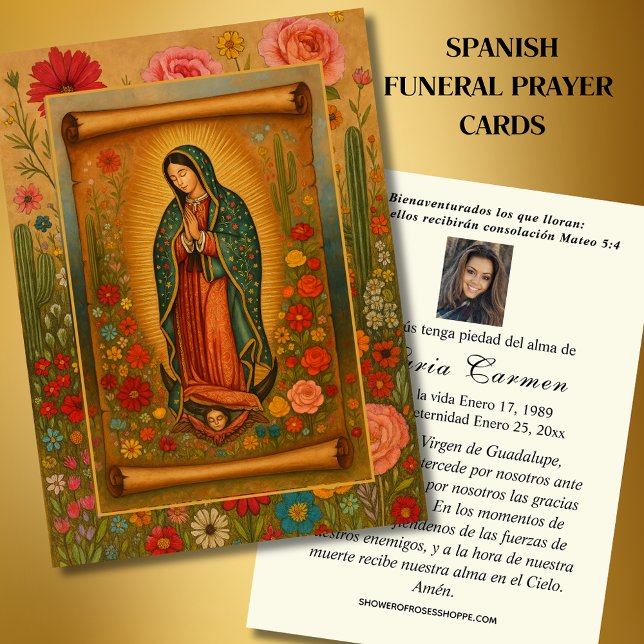 Virgin México Guadalupe Oración Funeral Española (Subido por el creador)