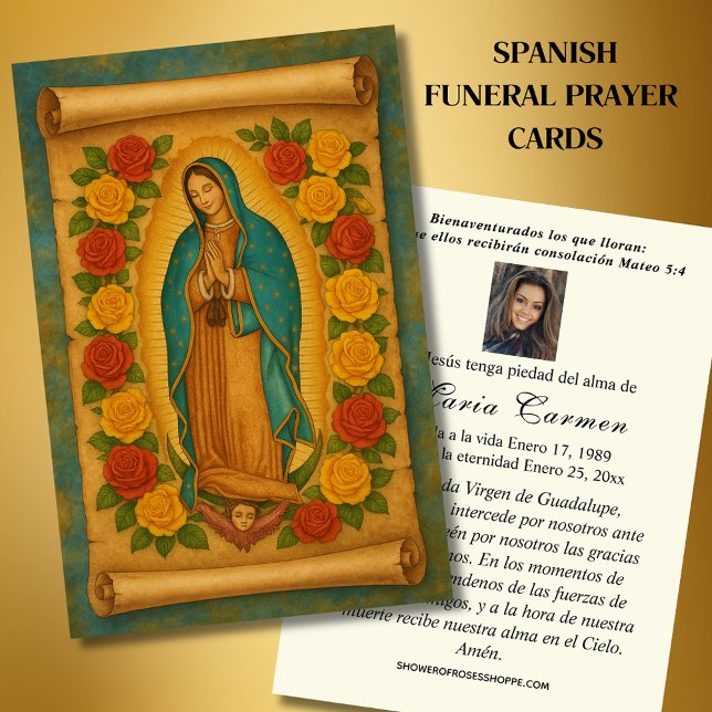 Virgin México Guadalupe Oración Funeral Española (Subido por el creador)