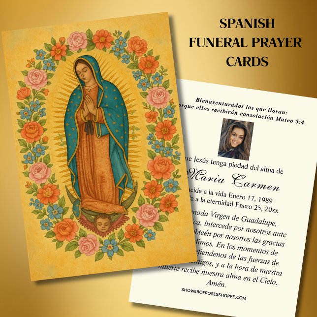 Virgin México Guadalupe Oración Funeral Española (Subido por el creador)