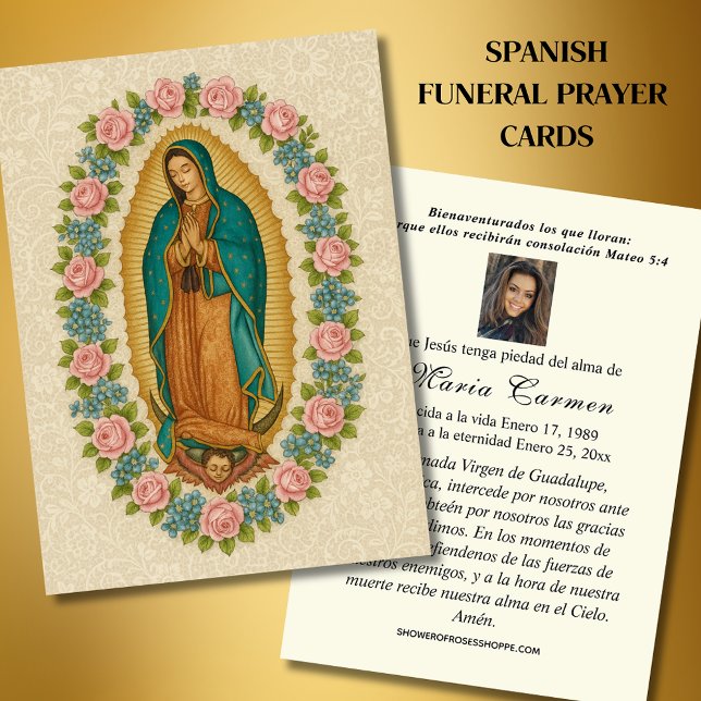 Virgin México Guadalupe Oración Funeral Española (Subido por el creador)