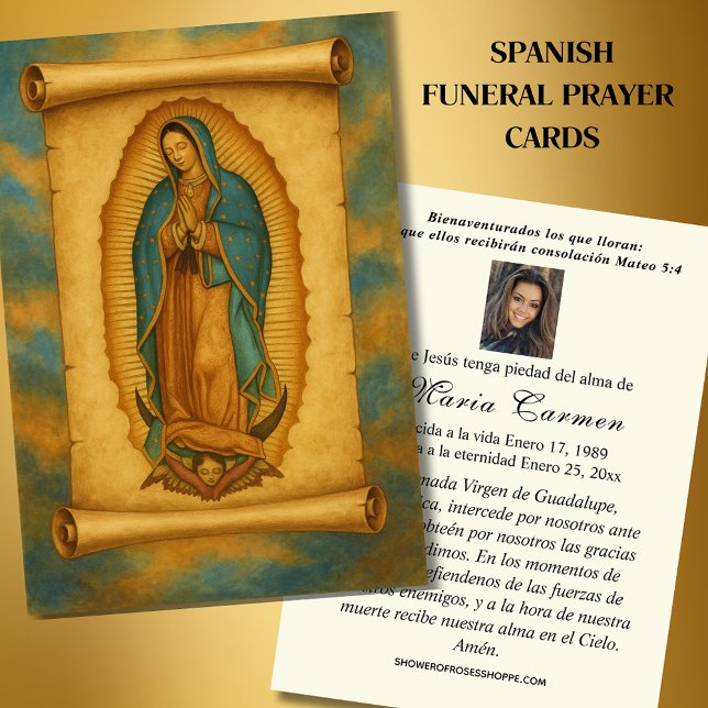 Virgin México Guadalupe Oración Funeral Española (Subido por el creador)