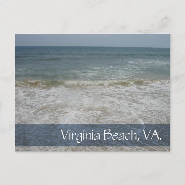 Virginia Beach, VA. #10 postal (Anverso)