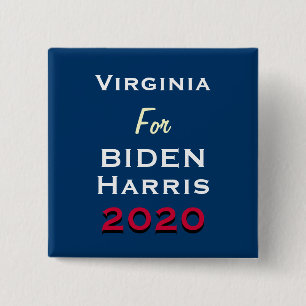 Virginia Para El Botón De Campaña BIDEN HARRIS 2