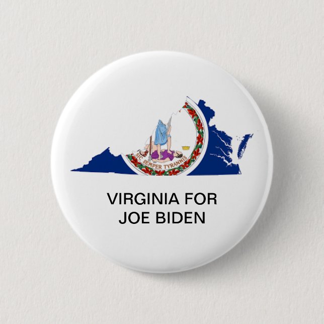 Virginia para el botón presidencial de Joe Biden (Anverso)