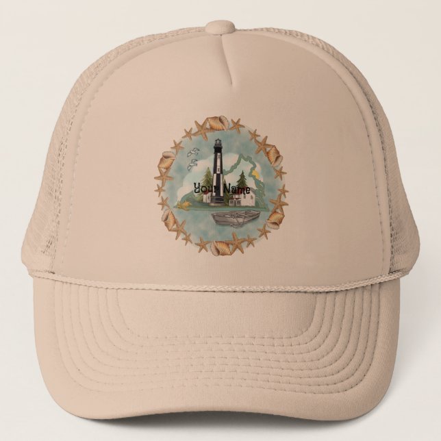 Virginia Shells Lighthouse Gorra (Anverso)