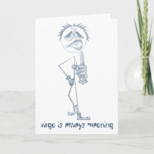 Virgo [ - BitchScope - ] Tarjeta de cumpleaños