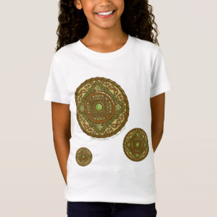 Virgo Mandala Kid's y la camiseta de luz para bebé