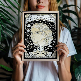 Virgo Preciso y Elegante - Póster del Zodiaco